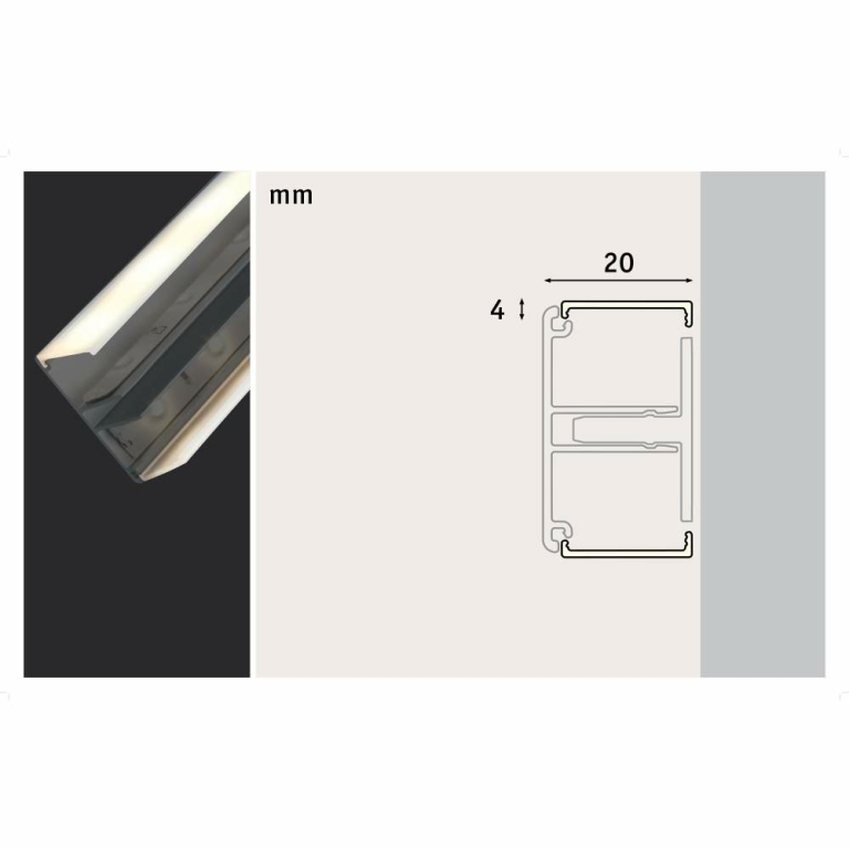 Paulmann Duo Profil Diffusor 200cm