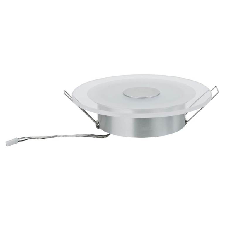 Paulmann Premium LED Einbauleuchte 3er Set Whirl Basisset rund 150mm 3x6W 3x450lm 230V 3000K Alu gedreht/Satin