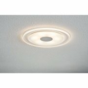 Premium LED Einbauleuchte 3er Set Whirl Basisset rund 150mm 3x6W 3x450lm 230V 3000K Alu gedreht/Satin