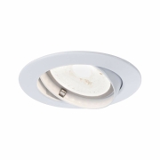 Einbauleuchte Premium Line 230V IP23 Ø 83mm GU10 schwenkbar Weiß