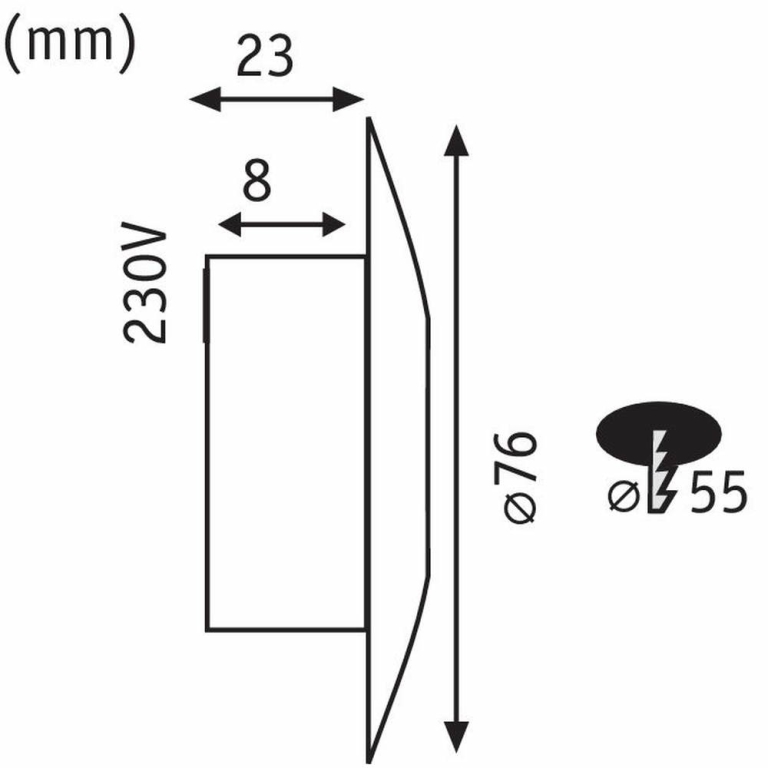 Paulmann Einbauleuchten-Set Special Line IP65 LED