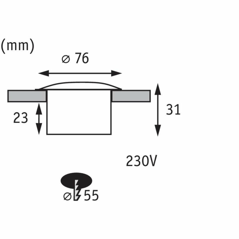 Paulmann Einbauleuchten-Set Special Line IP65 LED