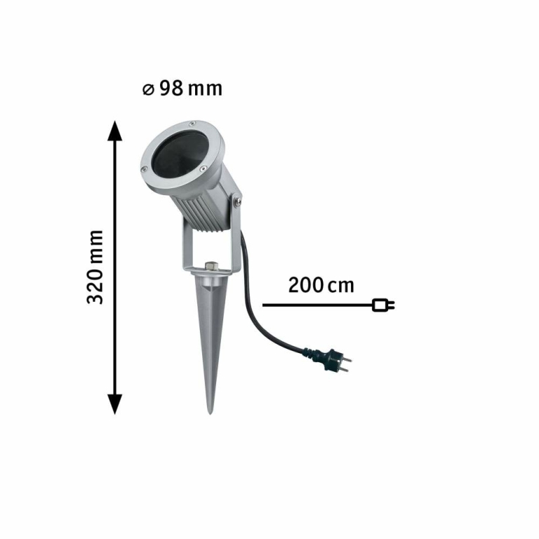 Paulmann Outdoor Pflanzenleuchte mit Spieß SpecialLine