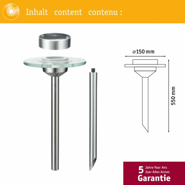 Paulmann Outdoor Solarspieß Special Line Ufo LED