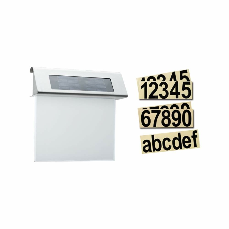 Paulmann Outdoor Solar LED Hausnummernleuchte Special Line IP44 inkl. Zahlen & Buchstaben