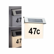 Outdoor Solar LED Hausnummernleuchte Special Line IP44 inkl. Zahlen & Buchstaben