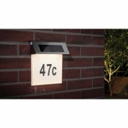Outdoor Solar LED Hausnummernleuchte Special Line IP44 inkl. Zahlen & Buchstaben