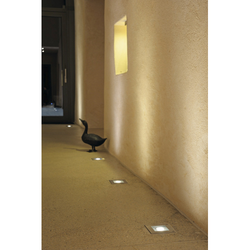 SLV DASAR® 70 SQUARE Outdoor Bodeneinbauleuchte eckig QPAR51 GU10 IP67 edelstahl 316 max. 35W