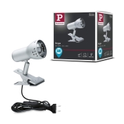 Klemmspot Gryps Eisen gebürstet 230V E14