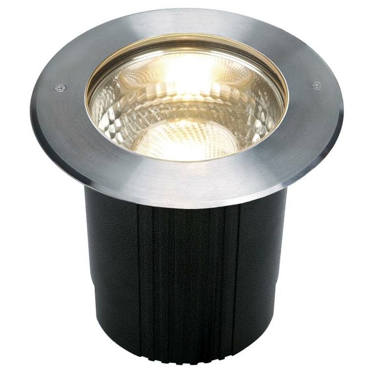 SLV DASAR® 215 UNI Outdoor Bodeneinbaustrahler rund E27 IP67 edelstahl 316 max. 11W