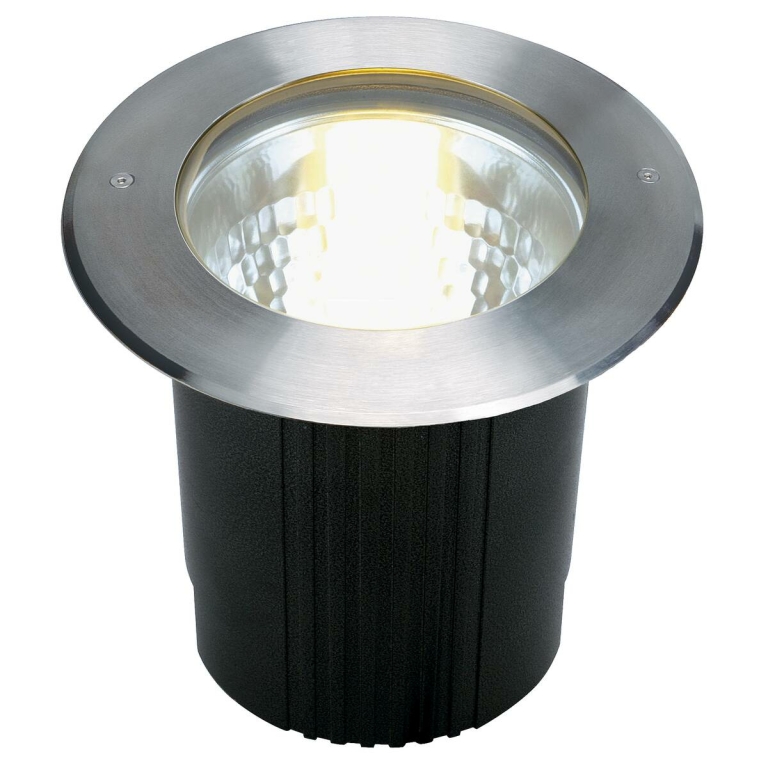 SLV DASAR® 215 UNI Outdoor Bodeneinbaustrahler rund E27 IP67 edelstahl 316 max. 11W