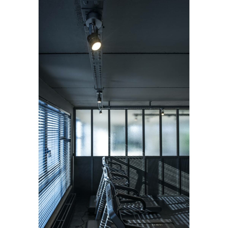 SLV SPOT 79 Deckenstrahler Wandleuchte rund Schwarz dreh- und schwenkbar QPAR51 GU10 max. 50W 230V