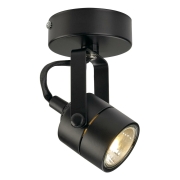 SPOT 79 Deckenstrahler Wandleuchte rund Schwarz dreh- und schwenkbar QPAR51 GU10 max. 50W 230V