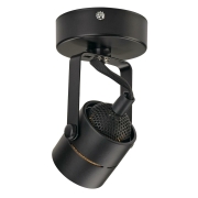 SPOT 79 Deckenstrahler Wandleuchte rund Schwarz dreh- und schwenkbar QPAR51 GU10 max. 50W 230V