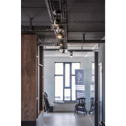 SPOT 79 Deckenstrahler Wandleuchte rund Schwarz dreh- und schwenkbar QPAR51 GU10 max. 50W 230V