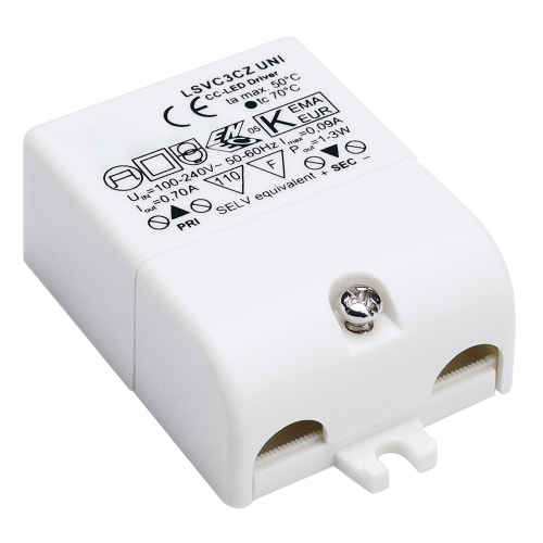 SLV LED TREIBER 3W, 700mA, inkl. Zugentlastung