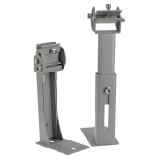Wandhalter für VANO TC und VANO DISPLAY, silbergrau, verstellbar, kurz, 2 Stk.