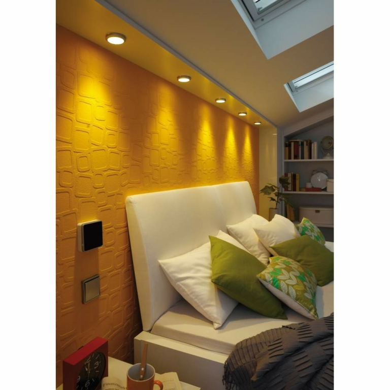 Paulmann LED Möbeleinbauleuchten Micro Line Eisen gebürstet rund 3er-Set 2700K inkl. Trafo