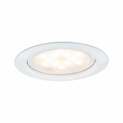 Paulmann LED Möbeleinbauleuchten Micro Line Weiß rund 3er-Set 2700K inkl. Trafo