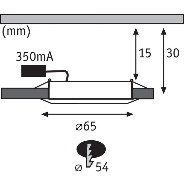 Paulmann Möbeleinbauleuchten-Set Micro Line LED