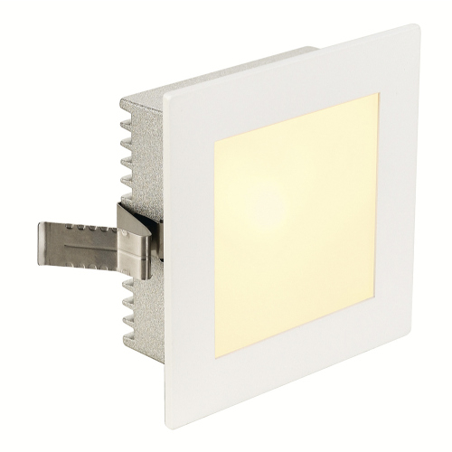 SLV FLAT FRAME BASIC Einbauleuchte eckig, weiss, G4, max. 20W