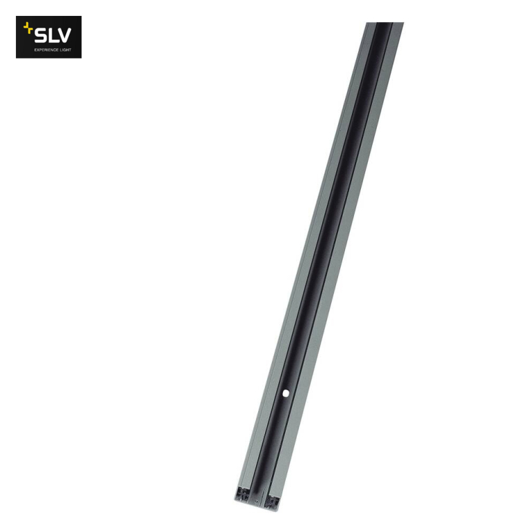 SLV 1-Phasen Hochvolt-Stromschiene 1m silbergrau 230V Aufbauschiene