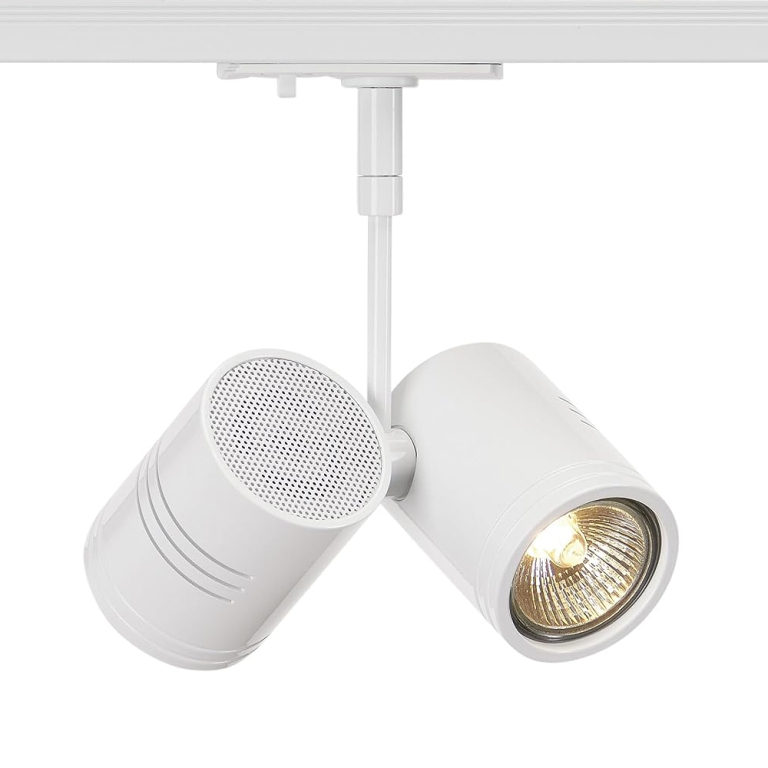 SLV BIMA II Spot weiß matt zweiflammig für 1Phasen-Stromschiene QPAR51 inkl. 1Phasen-Adapter