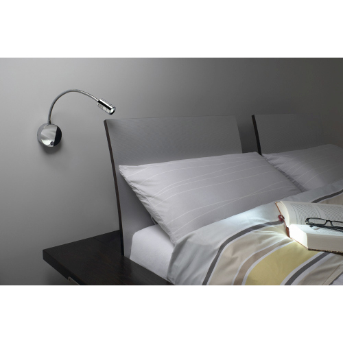 DIO FLEX PLATE LED Wandleuchte chrom, 1x1W, neutralweiss, 4000K