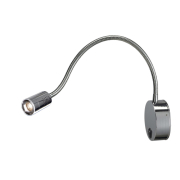 DIO FLEX PLATE LED Wandleuchte chrom, 1x1W, warmweiss, 3000K