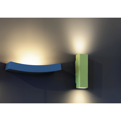 SLV PLASTRA Wandleuchte, WL-1, eckig, weisser Gips, 2xGU10, max.35W
