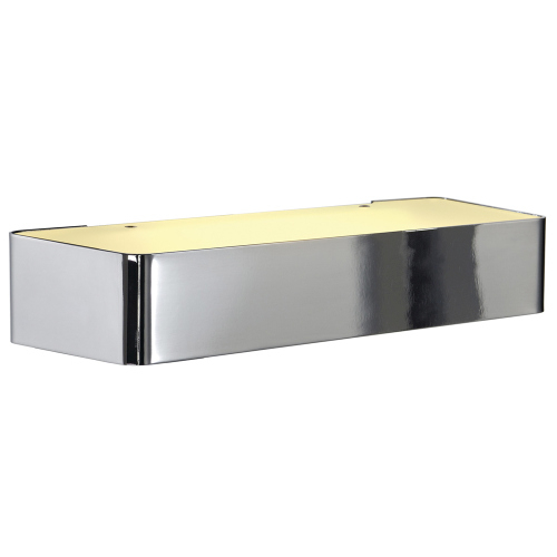 SLV Wandleuchte, WL 149 R7s, rechteckig, chrom, R7s 78mm, max. 60W, up/down