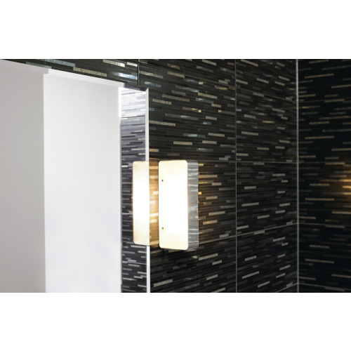 SLV Wandleuchte, WL 149 R7s, rechteckig, chrom, R7s 78mm, max. 60W, up/down