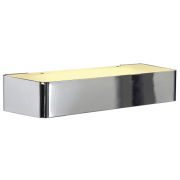 Wandleuchte, WL 149 R7s, rechteckig, chrom, R7s 78mm, max. 60W, up/down