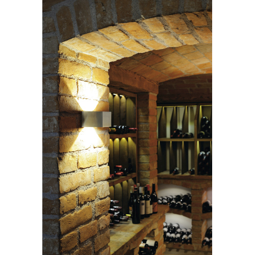 SLV LOGS IN Wandleuchte, eckig, aluminium brushed, 5W LED, 3000K