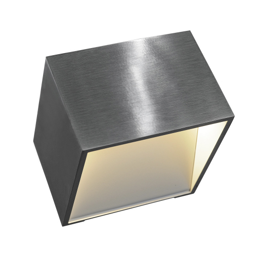 SLV LOGS IN Wandleuchte, eckig, aluminium brushed, 5W LED, 3000K