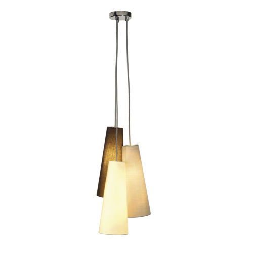 SLV SOPRANA CONE Pendelleuchte, PD-2, Stoff Schirme, 3xE14, max. 40W