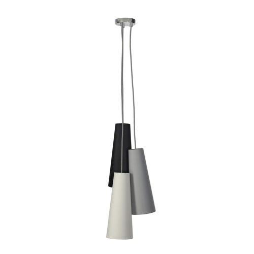 SLV SOPRANA CONE Pendelleuchte, PD-2, Stoff Schirme, 3xE14, max. 40W