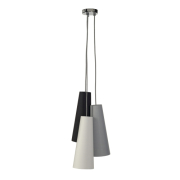 SOPRANA CONE Pendelleuchte, PD-2, Stoff Schirme, 3xE14, max. 40W