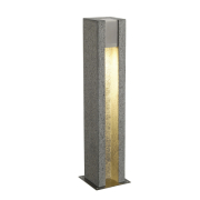 ARROCK SLOT GU10 Stehleuchte, eckig, Granit, salt & pepper, max. 4W LED