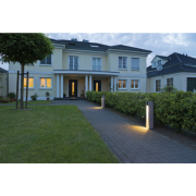 ARROCK SLOT GU10 Stehleuchte, eckig, Granit, salt & pepper, max. 4W LED
