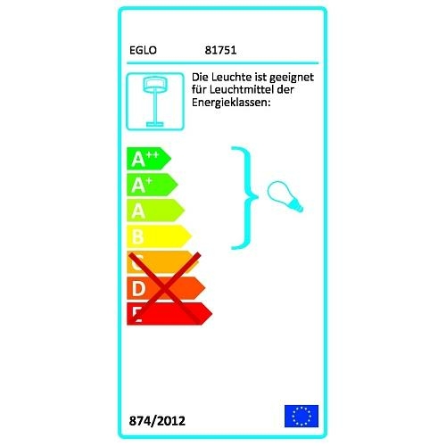 EGLO 81751 EG Aussenleuchte-Standleuchte/1 H-450