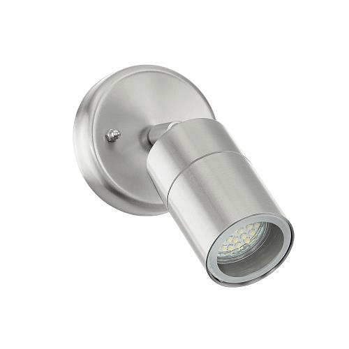 EGLO Aussenleuchte-Wandleuchte GU10-LED EDELSTAHL 'STOCKHOLM 1'