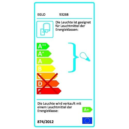 EGLO Aussenleuchte-Wandleuchte GU10-LED EDELSTAHL 'STOCKHOLM 1'