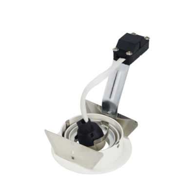 NEW TRIA GU10 ROUND Downlight, mattweiss, max. 50W, inkl. Blattfedern