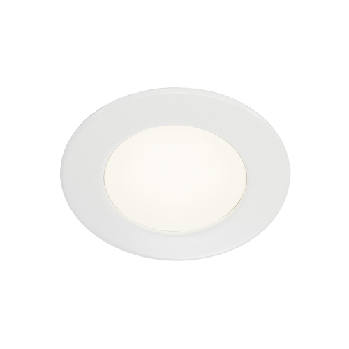SLV Downlight, DL 126 LED, rund, weiss, 3W LED, warmweiss, 12V