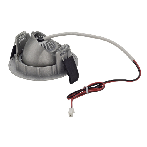SLV TRITON 3 GIMBLE Downlight, rund, silber eloxiert, 3x1W LED, neutralweiss, schwenkbar