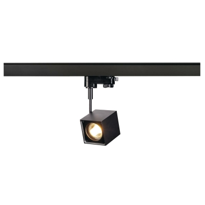 SLV LED 3-Phasen Schienenspot ALTRA DICE schwarz eckig GU10 QPAR51 max. 50W inkl. 3P.-Adapter