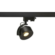KALU TRACK LEDDISK Leuchtenkopf, schwarz, 3000K, inkl. 3P.-Adapter