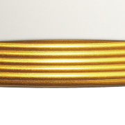 FORCHINI M Pendelleuchte, PD-1, 50cm, rund, weiss/gold, E27, max. 40W