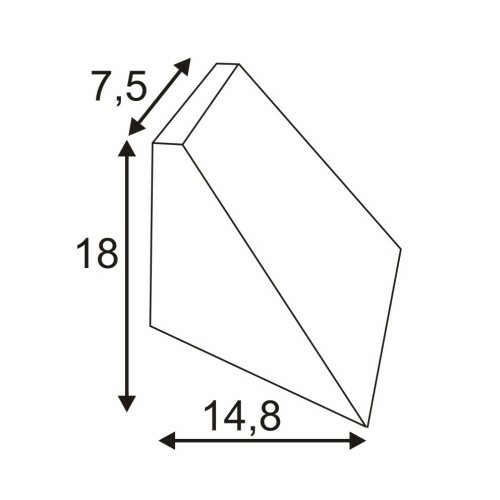 SLV KEIL Wandleuchte, weiss, G9, max. 42W